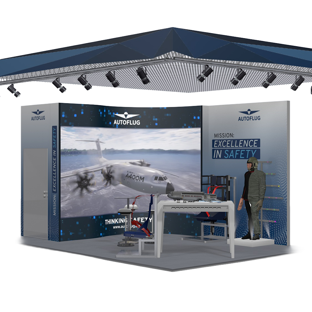 booth in hall c / aviation